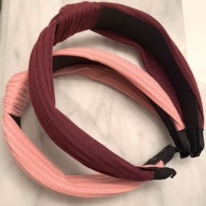 Knitted headbands (set of 2)